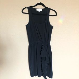 Fifteen Twenty black silk mini tank dress